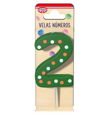 Vela Nº 2 DR. OETKER, pack 1 ud