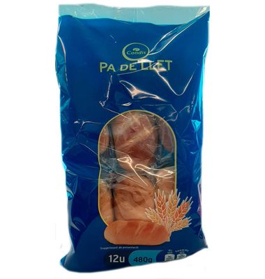 Pan De Leche Condis 12 Unidades 480 G