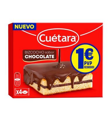 Bizcocho Cuetara Chocolate 4 Unidades