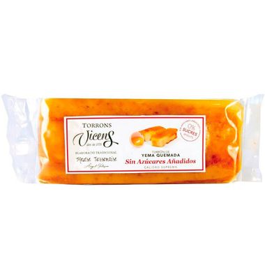 Turron Vicens Yema S/Azucar 250 G
