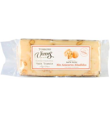 Turron Nata Vicens Nuez S/Azucar 250 G