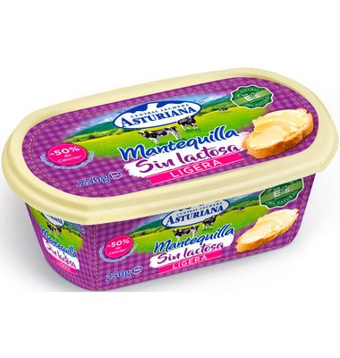 Mantequilla Asturiana Sin Lactosa 250 G