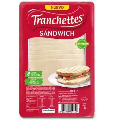 Queso Tranchette Sandwich 160 G