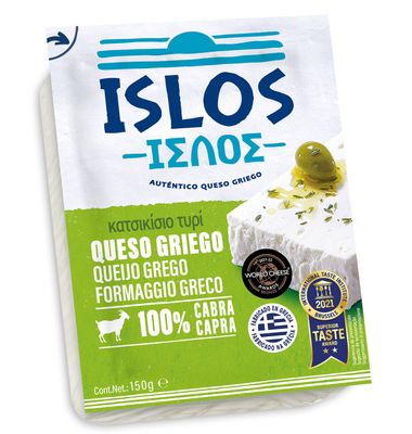 Queso griego 100% cabra ISLOS, tarrina 150 g