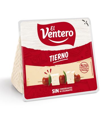 Queso tierno El VENTERO, cuña 250 g