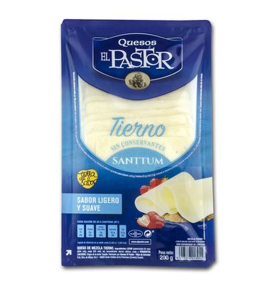 Queso El Pastor Tierno Lonchas 200 G
