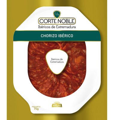 Chorizo Argal Ibérico Plato 75 G