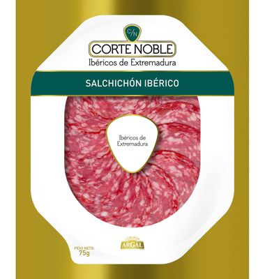 Salchichón Argal Ibérico Plato 75 G