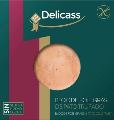 Foie Gras Delicass Bloc Pato Trufado 40 G