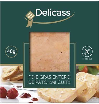 Foie Gras Delicass Pato Mi Cuit 40 G