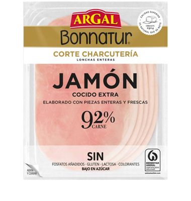 Jamón Bonnatur Cocido Lonchas 130 G