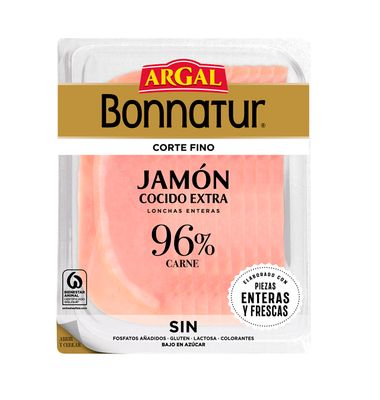 Jamón Cocido Argal Bonnatur Finas Lonchas 130 G