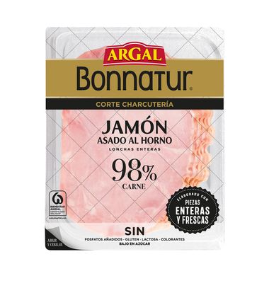 Jamón Cocido Bonnatur Asado 125 G