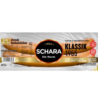Salchichas Schara Klassik 1955 2 Unidades