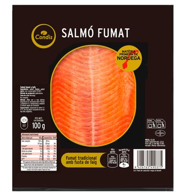 Salmón Condis Noruego Ahumado 100 G