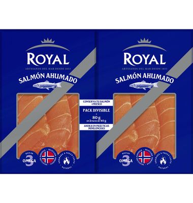 Duo Salmon Royal Ahumado Lonchas 2 Unidades X 40 G 2 x 40 g