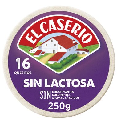 Queso El Caserío Sin Lactosa 16 Porciones 250 g