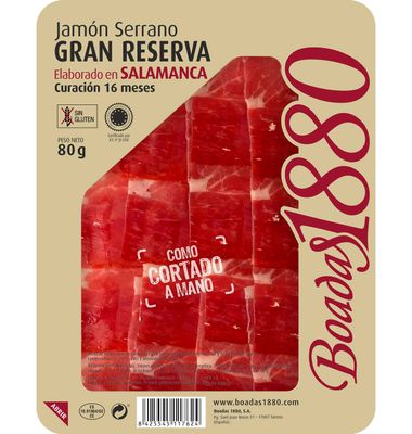 Jamón Boadas Gran Reserva Cortado A Mano 80 G