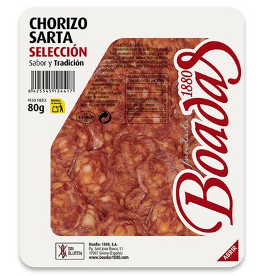 Chorizo Boadas Sarta Bodega 80 G
