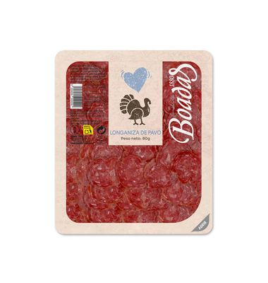 Longaniza Boadas De Pavo 80 G