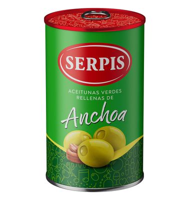 Aceituna rellena SERPIS, lata 130 g