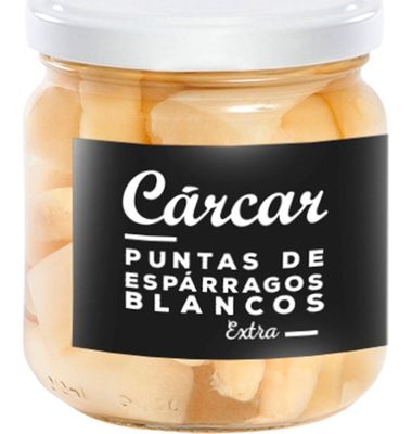 Puntas Cárcar Espárragos Blancos 125 G