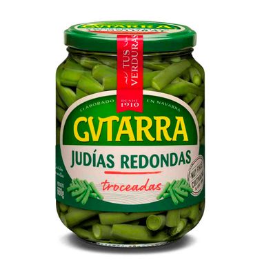 Judía verde redonda GVTARRA, frasco 350 g