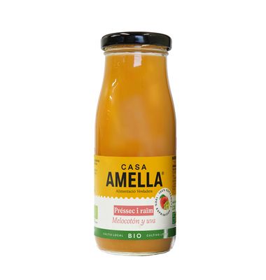 Zumo Bio Casa Amella Melocotón Uva 250 ml