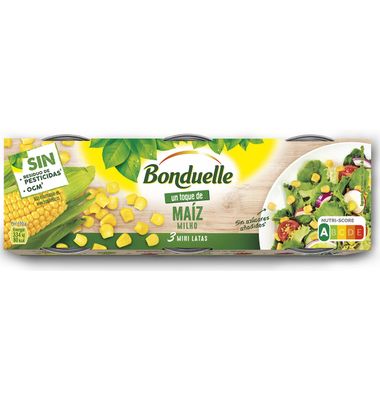 Maiz Dulce Bonduelle Mini Lata 3 Unidades