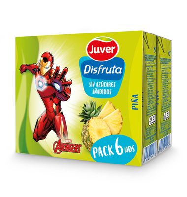 Disfruta Juver Sin Azúcar Piña 20 cl. P. 6 Unidades 6 x 20 cl