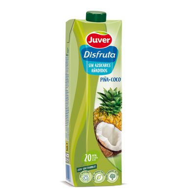 Disfruta Juver Sin Azúcar Piña Coco 1 L