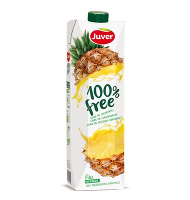 Zumo Juver 100%Free Piña 1 L