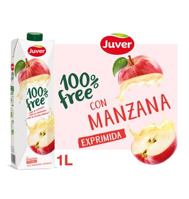 Zumo Juver 100% Free Manzana 1 L