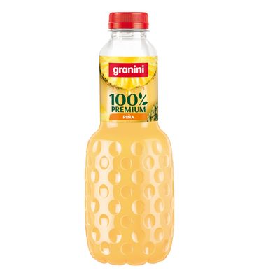 Zumo de piña 100% Premium GRANINI, botella 1 litro