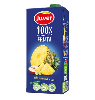 Zumo 100 % Juver Piña Manzana Uva 1 L