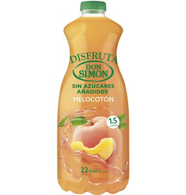 Bebida de melocotón Don Simón 1,5l sin azúcar 1.5 l