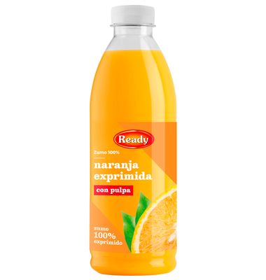 Zumo Refrigerado Ready Naranja Con Pulpa 1 L