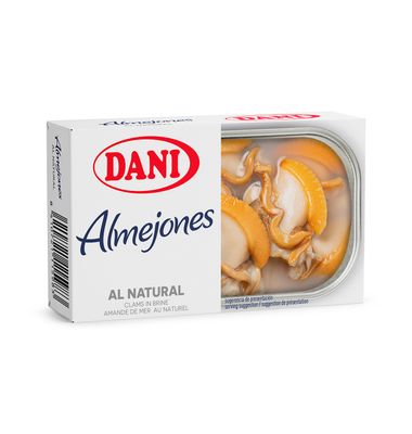 Almejas al natural Dani 63 g.