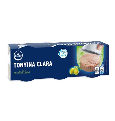 Atún Condis claro En Aceite De Oliva 3 X 52 G