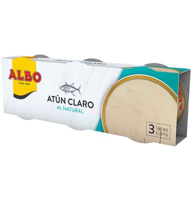 Atún claro Albo Natural 67Gr 3 Unidades 3 x 67 gr