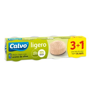 Atún claro Calvo Oliva Liger 3+ 1 Unidad