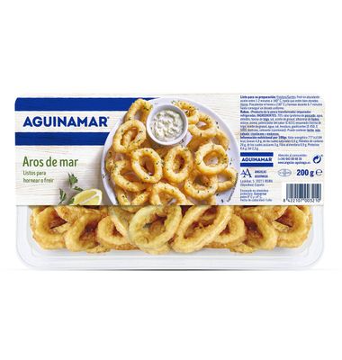 Aros a la romana AGUINAMAR, bandeja 210 g
