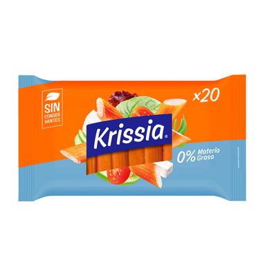 Barritas de surimi 0% mg KRISSIA, bandeja 300 g