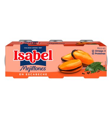 Mejillon Isabel Escabeche 3 Unidades