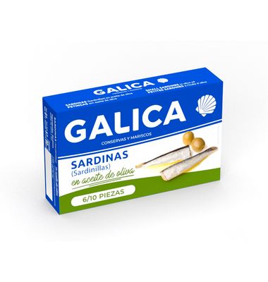 Sardinillas Galica Aceite Oliva 58 G