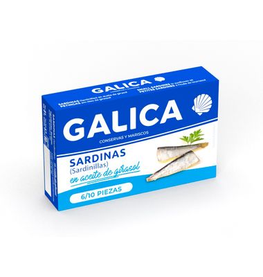 Sardinillas Galica Aceite Girasol 58 G