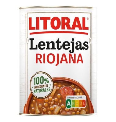 Lentejas Litoral Con Chorizo 425 G