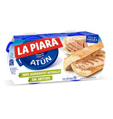 Paté La Piara Atún 100% Ingredientes Naturales 2 Unidades
