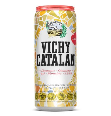 Agua Con Gas Vichy Catalan Lata 33 cl