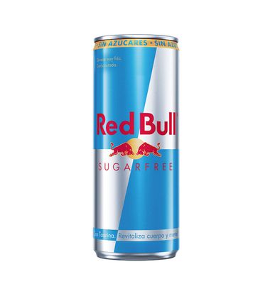 Bebida energética Sugar Free RED BULL, lata 25 cl